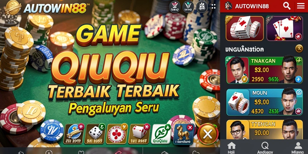 Tampilan gameplay QiuQiu di AUTOWIN88 yang seru dan menarik.