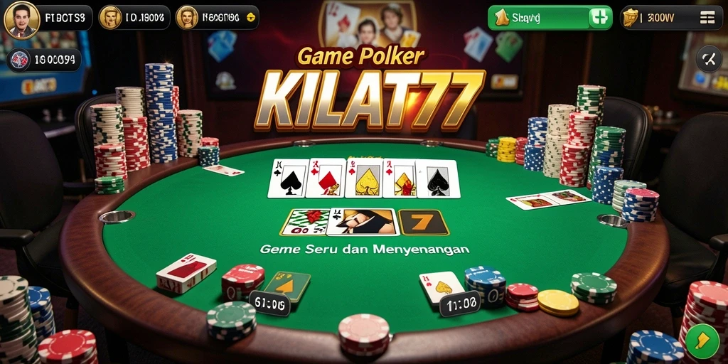 Tampilan utama gameplay KILAT77 yang menarik dan interaktif.