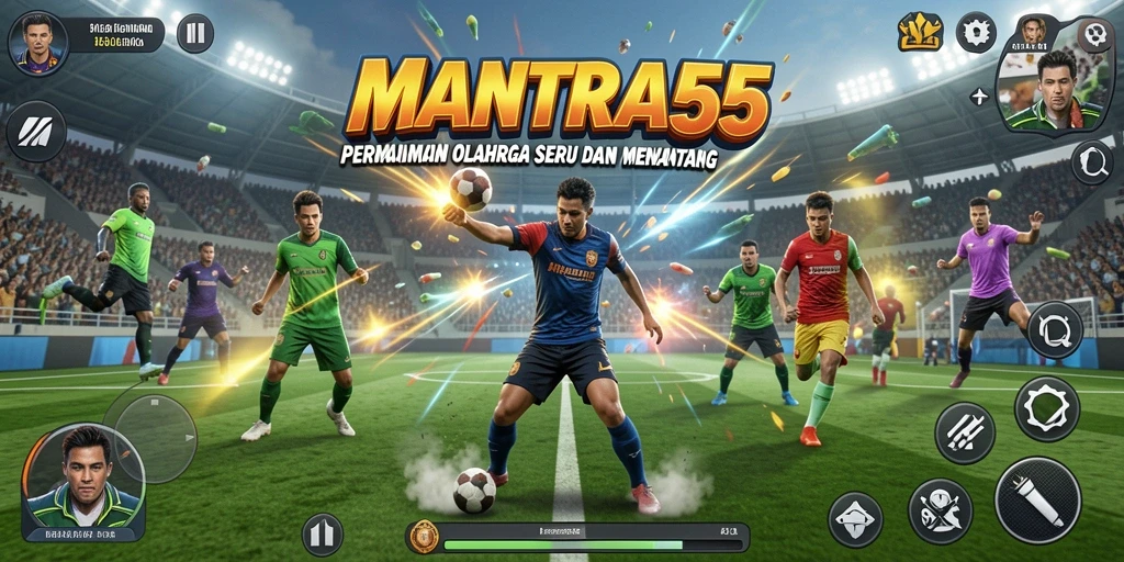 Gameplay menarik dari MANTRA55 dengan berbagai macam olahraga.