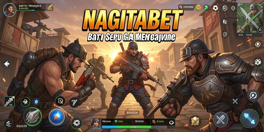 Gameplay menegangkan di NAGITABET dengan banyak aksi pertempuran.