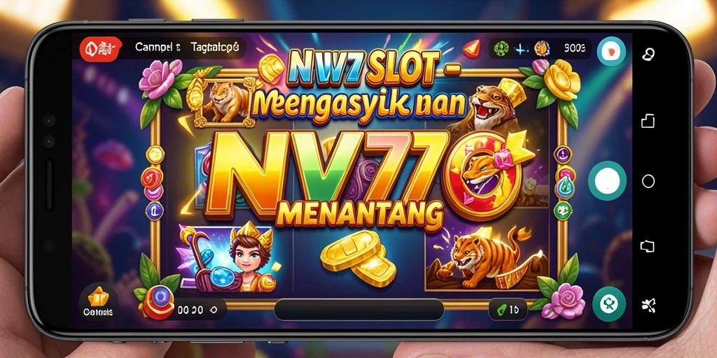 Tampilan gameplay menegangkan dalam NV77 dengan efek visual yang memukau.