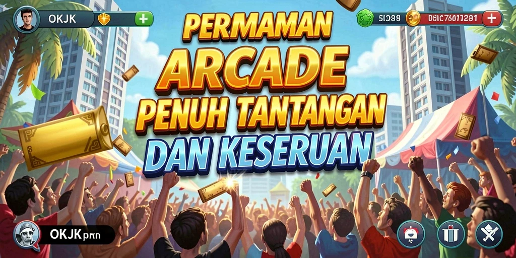 Screenshot dari gameplay OKJK yang menampilkan aksi seru dan tantangan.