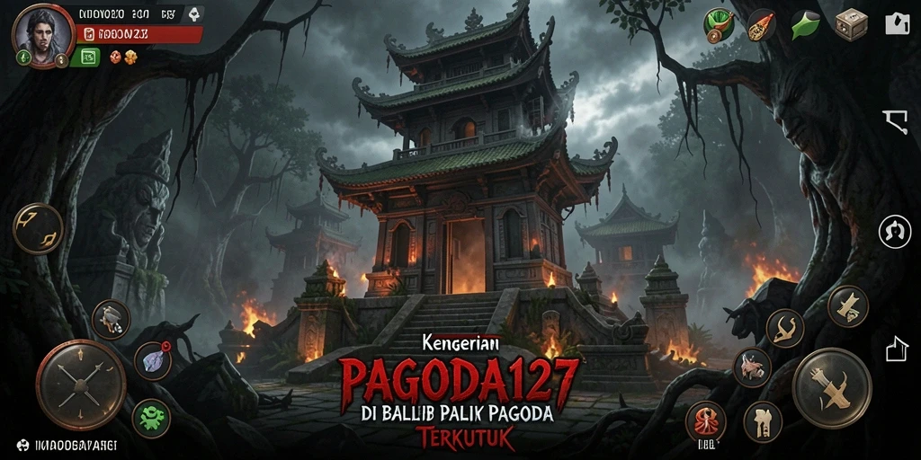 Screenshot mengesankan dari gameplay menakutkan di PAGODA127.