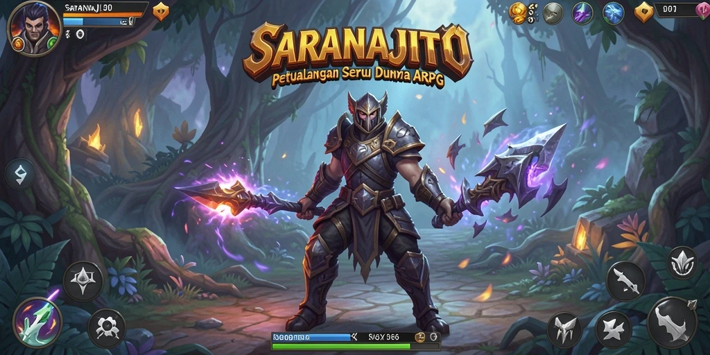 Gameplay apasionante dengan karakter unik di SARANAJITU.