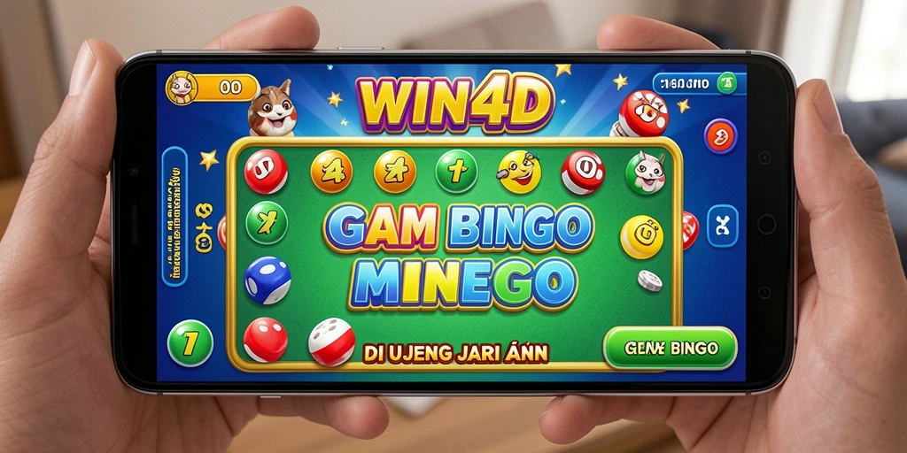 Tampilan gameplay Bingo yang seru dalam WIN4D.